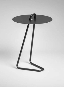 Mesa de Centro de Hierro Metálico para Sala de Estar Pequeña, Mesa de Centro Cóncava para Balcón, Mesa de Centro Moderna de Lujo para Esquina de Dormitorio - Product Image 6