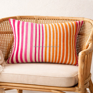 Housse de coussin de chaise tissée rustique marron, décoration intérieure luxueuse, tissée à la main, 30x50, forme personnalisée, style bohème, coussins lombaires - Product Image 4