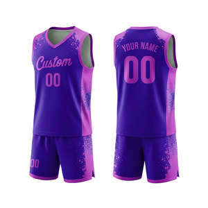 Maillots de basket personnalisés pour hommes, fabrication thaïlandaise, vente en gros, uniformes d'équipe de haute qualité, vêtements de basket respirants pour femmes - Product Image 3