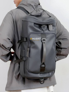 Husky Tactical Softback <b>Backpack</b> 36-56L Waterproof Nylon Outdoor Shoulder Strap Unisex Zipper Closure - Product Image 5