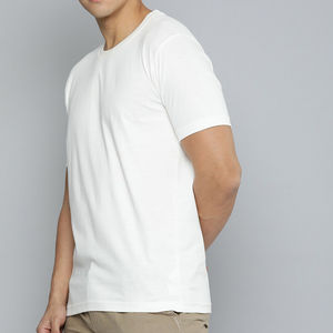 Camisetas de Hombre OEM Nuevas y Modernas, 100% Algodón, Estampadas, Diseño Liso, Color Sólido, Corte Regular, Transpirables y de Secado Rápido - Product Image 3