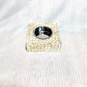 Quemador de incienso Mubkhar de diseño estándar con revestimiento metálico, quemador de incienso Mubkhar de MDF con revestimiento metálico, precio de fábrica al por mayor. - Product Image 1