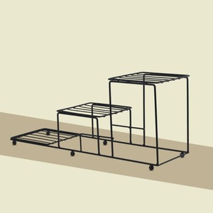 Greatest Quality Black Color Metal Planters Flower <b>Stand</b> From India Set of 4 Indoor and Outdoor <b>Stand</b> - Product Image 5