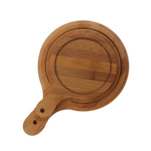 Pala para Pizza Redonda de Madera de Pino de Alta Calidad, Cortador de Pizza y Tabla para Servir, Bandeja para Cortar Queso y Pan, Utensilios de Cocina - Product Image 3