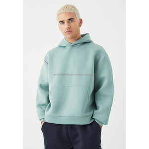 Nueva Sudadera con Capucha Personalizada de Alta Calidad para Hombre, Estilo Holgado con Hombros Caídos, Transpirable, Ropa de Invierno con Estampado en Relieve - Product Image 6