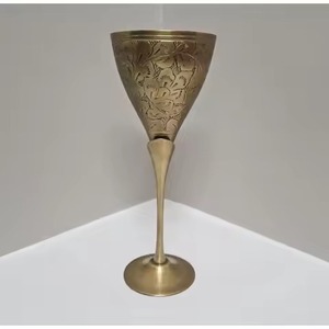 Heavy Gauge Stainless Steel <b>Goblet</b> Metal Cup for <b>Wine</b> Drinking Hotel Restaurant and Catering - Product Image 2