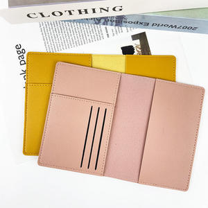 Genuine Luxury Quality PU Leather Customized RFID Protect Passport Cover & <b>Holder</b> Travel Wallet with Sim TF Card Slot - Product Image 3