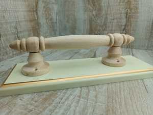 Premium handcrafted wooden <b>door</b> <b>handles</b> in natural wood, durable stylish design perfect for home decor and furniture use. - Product Image 5