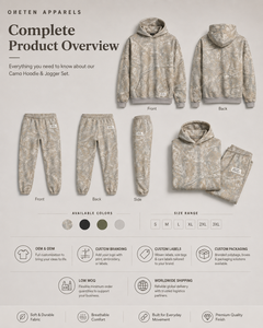 Custom logo Men's <b>Camouflage</b> <b>Tracksuit</b> Hoodie Elastic Waist Joggers Full Sleeve Casual Winter Waterproof 2 1 Breathable Comfort - Product Image 3