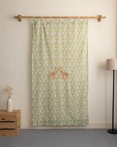 Cortinas de Algodón con Estampado Floral Hecho a Mano para Ventanas, Balcones y Dormitorios, Cortinas para Puertas Hechas a Mano - Product Image 4