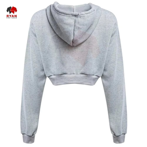 เสื้อฮู้ดดี้สำหรับผู้หญิง สีตามสั่ง ไซส์ใหญ่ ระบายอากาศได้ดี มีบริการ OEM และ ODM - Product Image 6