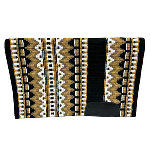Couverture de selle western haut de gamme pour l'équitation, faite à la main en laine, pour le travail à la ferme et les concours hippiques - Product Image 3