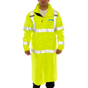 Vêtements de travail d'hiver en gros à prix réduit, 100% polyester, jaune haute visibilité, réfléchissant, imperméable, combinaison de sécurité routière, ensemble de vêtements de travail industriels - Product Image 1