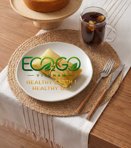Eco2go Vietnam Eco-Friendly Braided Sedge <b>Table</b> <b>Mat</b> Handcrafted <b>Round</b> Seagrass Placemat Boho Decoration - Product Image 5