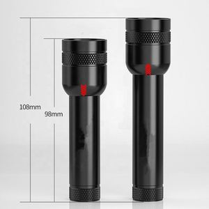 CITICITY High Quality <b>Rechargeable</b> Zoomable Aluminum Alloy Tactical Flashlight for EDC Camping Three Gear Waterproof Black - Product Image 1