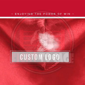 Nuevo Bata de Boxeo Unisex Roja de Poliéster Satinado con Capucha, Logotipo Personalizado Impreso, Bata de Entrada de Boxeo Duradera y Transpirable - Product Image 5