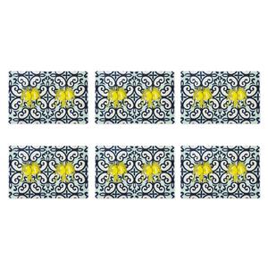 Piatti di Servizio in Ceramica Excelsa Amalfi 30x3x20 Cm Multicolore - Product Image 4