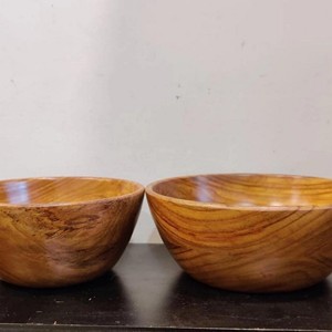 Los Más Vendidos en India: Tazones Modernos Desechables de Madera de Mango y Acacia para Servir Ensaladas, Vajilla para Fiestas, Precio de Fábrica al por Mayor - Product Image 3