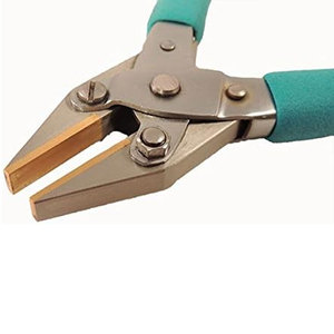 Pince à bec plat parallèle – Outil professionnel pour la fabrication de bijoux, pince à bec lisse à action parallèle pour le bobinage de fils, la fabrication de perles - Product Image 3