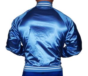 Casual invierno Varsity chaqueta cuello mandarín bolsillo ligero Chenille bordado personalizado Letterman diseño 100% poliéster de talla grande - Product Image 2