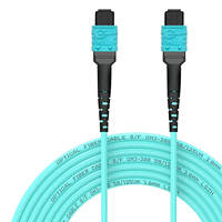 Câble de raccordement fibre optique multimode OM3 3.0mm à faible perte 12F 24 fibres MPO MTP vers Mini Trunk, pour FTTH 5G