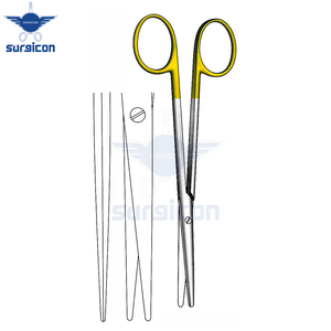 Tijeras Quirúrgicas Rectas y Delgadas de Carburo de Tungsteno TC Dorado, de Acero Inoxidable, 16 cm (6-1/4 Pulgadas), Modelo Fino - Product Image 4