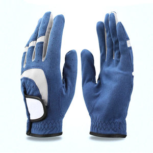 Brand New Breathable Blue Golf Glove Fabric Left Hand Sports Ads Glove For Golfer, Driver Glove <b>Single</b> Piece High quality - Product Image 1
