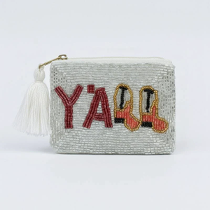 Fashion Embroidery Bead Coin <b>Bag</b> Purse Handmade Vintage Floral Pattern Small <b>Change</b> Wallet Cosmetic Storage Pouch - Product Image 2
