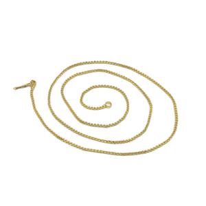 Collar de Cadena de Eslabones de Latón Chapado en Oro Micro de 14K/18K/24K al por Mayor, Joyería de Moda para Mujer - Product Image 3