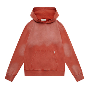 100% Organic Cotton Eco-Friendly Winter Fashion Embroidered Hoodies Sweatshirts Solid Breathable <b>Sun</b> Faded Acid Wash Hoodie - Product Image 1