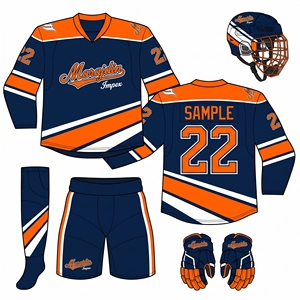 Uniforme de hockey sur glace personnalisable, nouveau style, design unique, vêtements de sport avec nom d'équipe, uniforme de hockey sur glace - Product Image 1