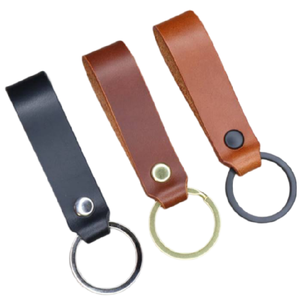 Vente en gros de porte-clés et porte-clés en cuir sur mesure fabriqués à partir de cuir pur et véritable 100% pour les clés à bas quantité minimale de commande et à bas prix - Product Image 6