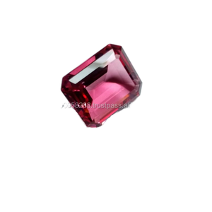 Tourmaline rose synthétique en verre, pierre précieuse en gros - Product Image 2