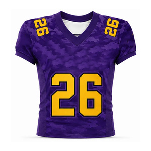 Ensemble d'uniformes de football américain personnalisés avec maillot et pantalon personnalisés, logo d'équipe, nom, numéro, uniforme de football professionnel pour équipe - Product Image 4