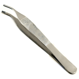 Pinzas de disección Adson Brown forjadas en Alemania, 6 cm, 1x2 dientes, acero, kit de cirugía manual, certificado CE/ISO, 5 años de garantía por Grip Surgical - Product Image 1