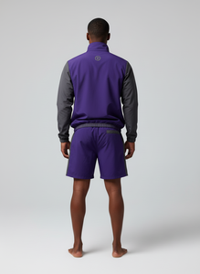 High Quality Casual Knee Length Sweatpants & Hoodie Set Custom Logo Sport Suit 100% Nylon <b>Patch</b> Embroidery for <b>Men</b> - Product Image 3