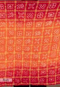 Premium Pure Gajji Silk Ghatchola Bandhani <b>Saree</b> Handcrafted Tie Dye Wedding <b>Saree</b> for Women Bulk Supplier - Product Image 3