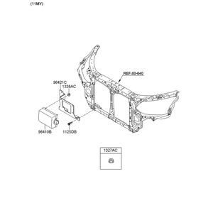 โมดูลควบคุมของแท้ใหม่, เซ็นเซอร์วัดระยะทาง OEM 964003M200 - Product Image 2