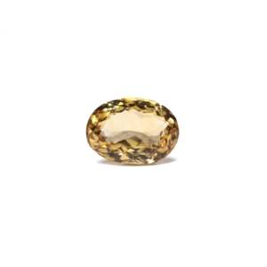 Golden Oval Cabochon Citrine 4.7 Carat Loose Gemstone for Fine Jewelry - Product Image 1