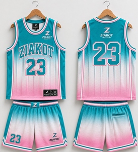 Venta al Por Mayor Directa de Fábrica, Jersey de Baloncesto Auténtico 3D Azul Claro-Blanco Tie Dye Personalizado, el Más Vendido - Product Image 2