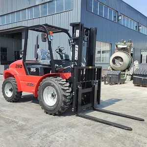 Hot Sale All Terrain Forklift Mini Off Road Forklift 2wd 4wd 3 Ton 3.5 Ton Compact Rough Terrain Forklift For Sale