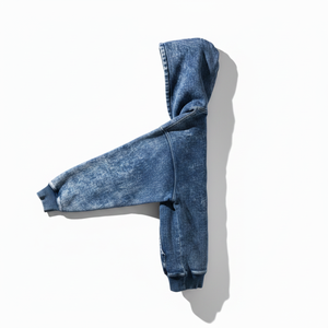 New Trendy Winter <b>Men</b> Acid Wash Hoodies with Custom Logo and Digital Printing-Most Popular French Terry - Product Image 4
