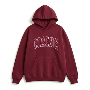 Sudadera Holgada con Capucha para Mujer de SHAMARK INDUSTRIES, Diseño de Puntos, Mangas Caídas, Tejido Transpirable de Poliéster/Algodón - Product Image 2