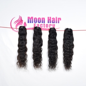 Extensiones de Cabello Humano 100% Puro, Ondulado, Estilo Brasileño, Cabello Virgen, Color Natural Negro, Sedoso, Suave y Resistente - Product Image 3