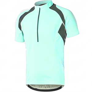 Maillot de cyclisme professionnel pour hommes, à manches courtes, respirant, en tissu anti-humidité, maillot de cyclisme respirant - Product Image 1