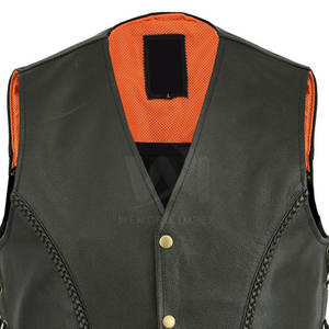 Chaleco de Cuero para Hombre, Estilo Moderno, Resistente al Viento, Transpirable, Impermeable, el Más Vendido, en Oferta Online - Product Image 2