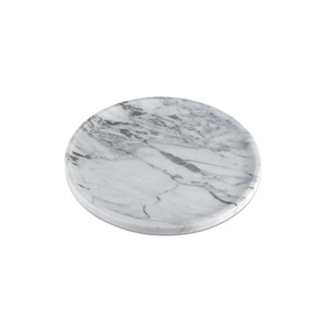 Bandeja giratoria redonda de mármol con tarros para especias y botella de aceite para organizar la mesa de comedor, plato giratorio decorativo minimalista. - Product Image 2