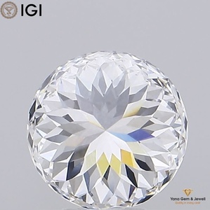 Diamant de laboratoire CVD certifié IGI, pureté VS1, couleur E, 3,00 carats, taille portugaise, pour alliance de mariage spectaculaire - Product Image 4