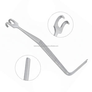 Retractor Nasal Manual Walter Aufricht, Doble Punta, Corte Recto, 42x7mm, 13.5cm, Acero Inoxidable Alemán, Herramienta Quirúrgica ORL, Venta al Por Mayor - Product Image 1