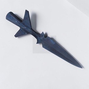 Punta de Lanza de Acero al Carbono Forjada a Mano con Diseño Medieval Vikingo - Arte y Coleccionable - Product Image 2